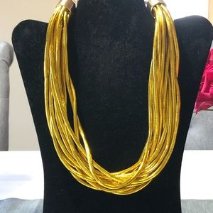 Gold layered necklace